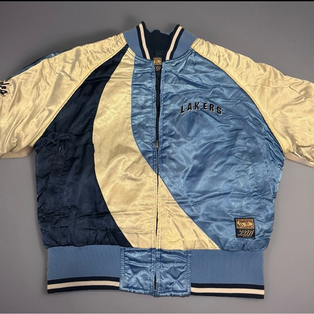 Women’s Reversible Lakers Blue and Cream Jacket